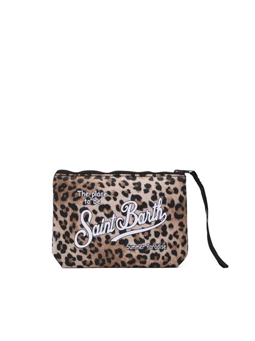 Pochette Aline in scuba con stampa Classic Leopard Mc2 Saint Barth | ALIN00100653L